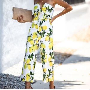VICI lemon jumpsuit